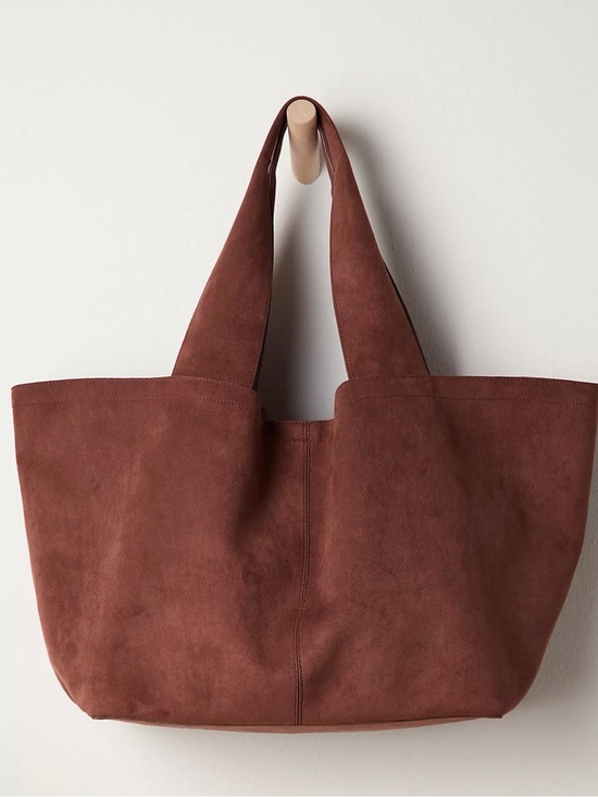 Free People Handbags - Blair Reversible Vegan Suede Tote